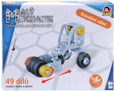 MALÝ MECHANIK Stavební technika 6 druhů kov (stavebnice) typu Merkur
