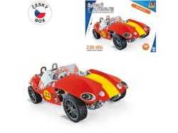 MALÝ MECHANIK závodní vůz 230 dílků kovová (stavebnice) typu Merkur MALÝ MECHANIK závodní vůz 230 dílků kovová (stavebnice) typu Merkur