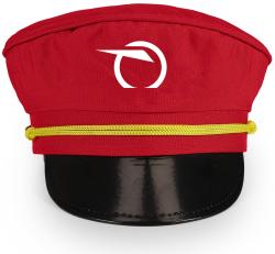 Malý výpravčí ZSSK set čepice s píšťalkou a plácačkou na kartě