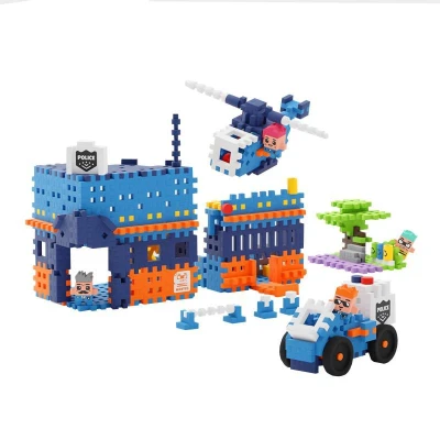Marioinex MINI WAFFLE Policejní stanice 280 ks (VÝPRODEJ)