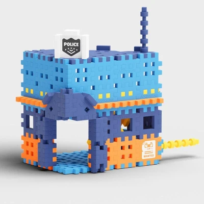 Marioinex MINI WAFFLE Policejní stanice 280 ks (VÝPRODEJ)