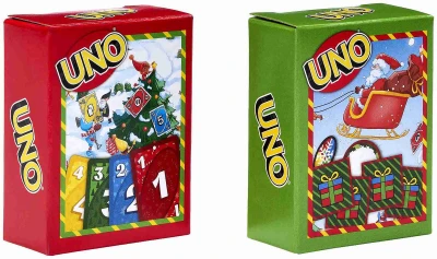 Mattel Adventní kalendář rozkládací hra UNO karty s doplňky