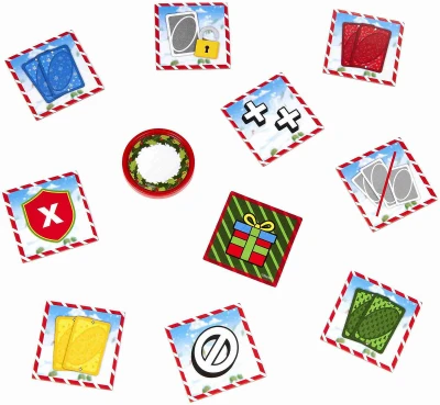 Mattel Adventní kalendář rozkládací hra UNO karty s doplňky