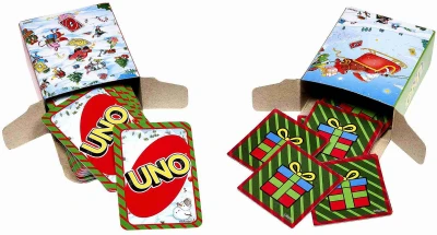 Mattel Adventní kalendář rozkládací hra UNO karty s doplňky