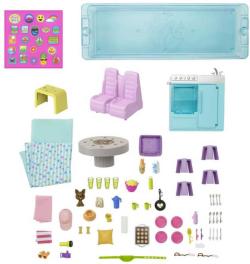 Mattel BRB Barbie auto karavan snů herní set s obří skluzavkou