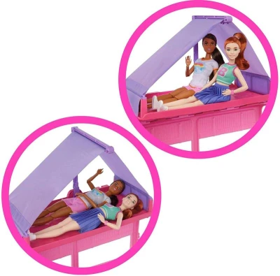 Mattel BRB Barbie auto karavan snů velký herní set s modelínou a doplňky