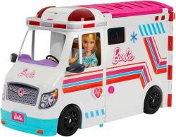 Mattel BRB Barbie auto sanitka / klinika 2v1 na baterie Světlo Zvuk
