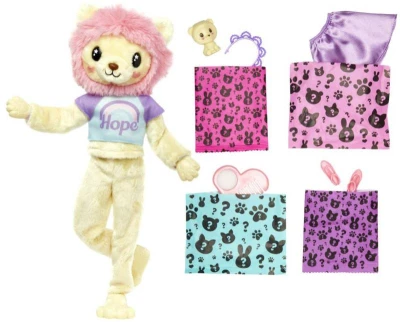 Mattel BRB Barbie Cutie Reveal panenka zvířátko v převleku pastelová 4 druhy