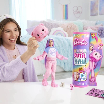 Mattel BRB Barbie Cutie Reveal panenka zvířátko v převleku pastelová 4 druhy