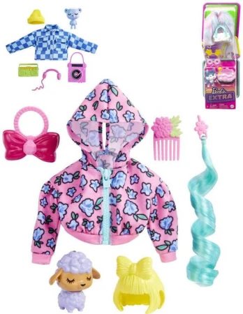 Mattel BRB Barbie Extra maznáčik zvieratko set s módnymi doplnkami 3 druhy Mattel BRB Barbie Extra maznáčik zvieratko set s módnymi doplnkami 3 druhy