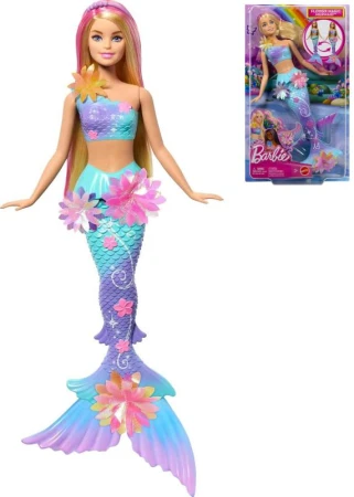 Mattel BRB Barbie kouzelná květinová mořská víla panenka blondýnka Mattel BRB Barbie kouzelná květinová mořská víla panenka blondýnka