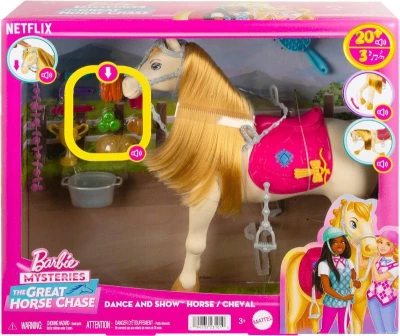 Mattel BRB Barbie Kůň Tornádo mrkací tančící na baterie Zvuk