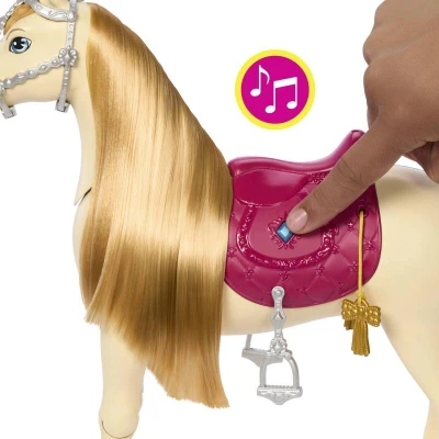 Mattel BRB Barbie Kůň Tornádo mrkací tančící na baterie Zvuk