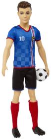 Mattel BRB Barbie panák Ken fotbalista modrý dres
