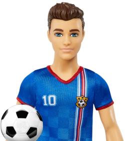 Mattel BRB Barbie panák Ken fotbalista modrý dres