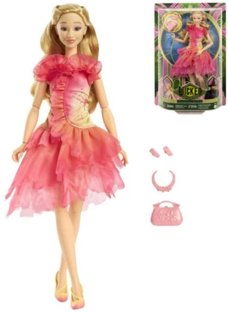 Mattel BRB Barbie bábika Čarodejnica Galinda (Wicked) s doplnkami Mattel BRB Barbie bábika Čarodejnica Galinda (Wicked) s doplnkami