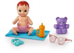 Mattel BRB Barbie panenka chůva herní set s kočárkem a doplňky