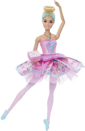 Mattel BRB Barbie Panenka Malibu v louskáčku baletka s měnící se sukní
