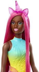 Mattel BRB Barbie pohádková panenka víla jednorožec s dlouhými vlasy