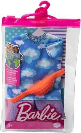 Mattel BRB Barbie sada oblečení pro Kena kraťasy ledvinka košile