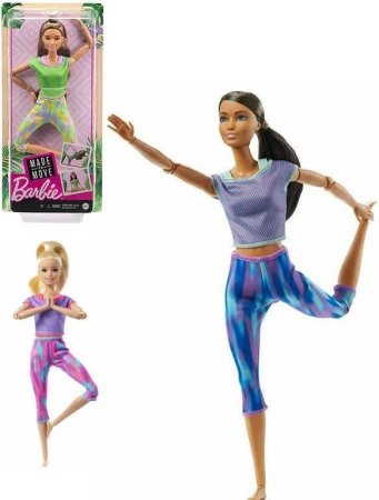 Mattel BRB Barbie v pohybe 29cm kĺbová bábika 4 druhy Mattel BRB Barbie v pohybe 29cm kĺbová bábika 4 druhy
