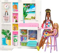 Mattel BRB Herní set domek s příslušenstvím + panenka Barbie
