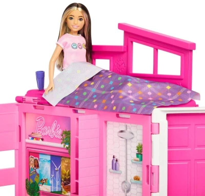 Mattel BRB Herní set domek s příslušenstvím + panenka Barbie