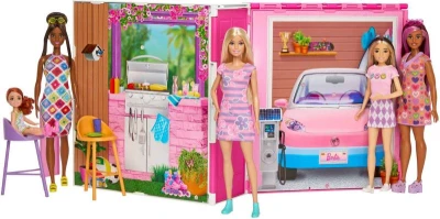 Mattel BRB Herní set domek s příslušenstvím + panenka Barbie