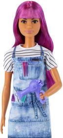 Mattel BRB Kadeřnice herní set panenka Barbie s doplňky