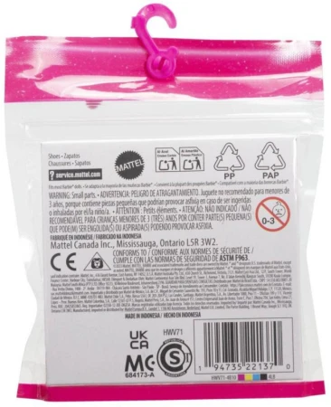 Mattel BRB Kolekce stylových botiček set 5 párů pro panenku Barbie
