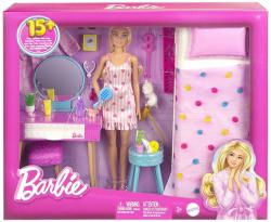 Mattel BRB Ložnice herní set panenka Barbie s doplňky
