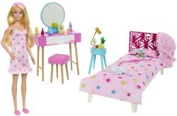 Mattel BRB Ložnice herní set panenka Barbie s doplňky