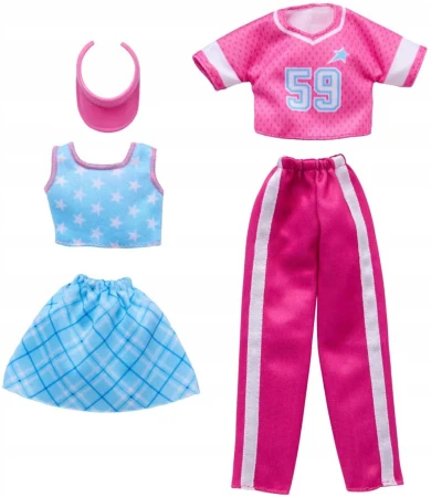 Mattel BRB Oblečky pro panenku Barbie 2ks s doplňky 6 druhů