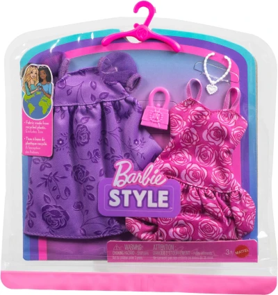 Mattel BRB Oblečky pro panenku Barbie 2ks s doplňky 6 druhů