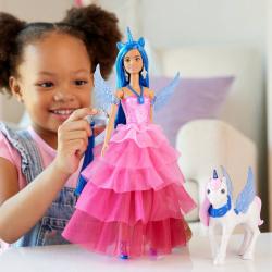 Mattel BRB Panenka Barbie 65.výročí + okřídlený safírový jednorožec