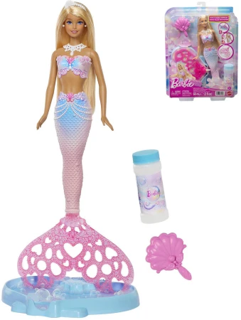 Mattel BRB Panenka Barbie Bubbletastic mořská panna s bublinkovou ploutví