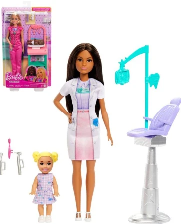 Mattel BRB Panenka Barbie herní set povolání 6 druhů Mattel BRB Panenka Barbie herní set povolání 6 druhů