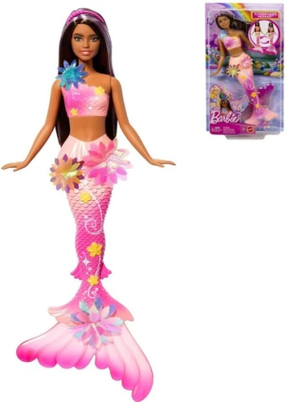 Mattel BRB Panenka Barbie kouzelná květinová mořská víla tmavovláska Mattel BRB Panenka Barbie kouzelná květinová mořská víla tmavovláska