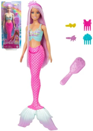 Mattel BRB Panenka Barbie mořská panna dlouhé vlasy set s doplňky Mattel BRB Panenka Barbie mořská panna dlouhé vlasy set s doplňky