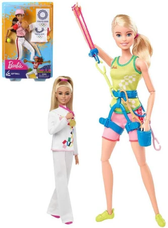 Mattel BRB Bábika Barbie Olympionička Tokio 2020 set s doplnkami 3 druhy Mattel BRB Bábika Barbie Olympionička Tokio 2020 set s doplnkami 3 druhy