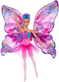 Mattel BRB Panenka Barbie tanečnice s motýlími křídly s proměnou 2v1