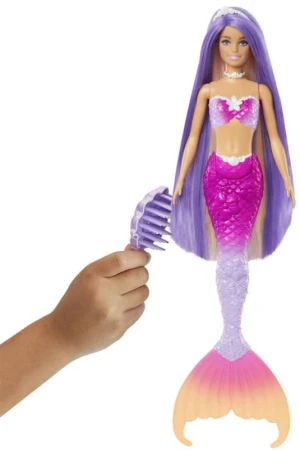 Mattel BRB Panenka Baribie a dotek kouzla Malibu mořská panna mění barvu