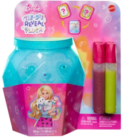 Mattel BRB Plyšák zvířátko s barvičkami kreativní set batikování 3 druhy