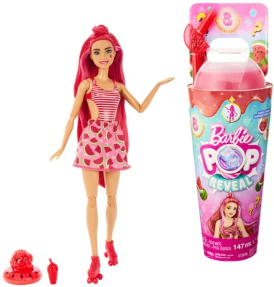 Mattel BRB Pop Reveal Panenka Barbie šťavnaté ovoce vonící 4 druhy