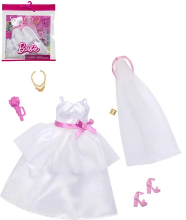 Mattel BRB Slavnostní obleček pro panenku Barbie nevěsta Mattel BRB Slavnostní obleček pro panenku Barbie nevěsta