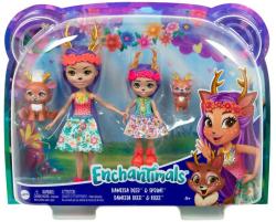 Mattel Enchantimals herní set panenka + sestřička se 2 zvířátky 5 druhů