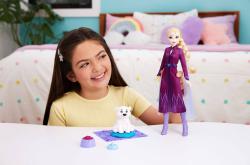 Mattel Frozen Panenka Elsa s ledním medvědem a doplňky