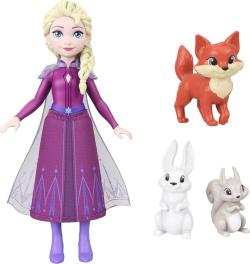 Mattel Frozen Pečujeme o zvířátka herní set malá panenka Elsa s doplňky