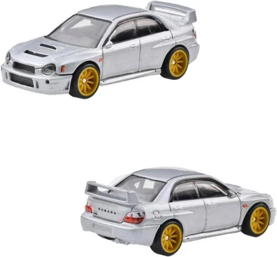 Mattel HOT WHEELS Auto angličák Premium Real Riders set 2ks 3 druhy kov