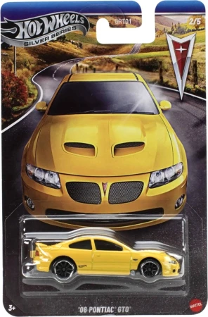 Mattel HOT WHEELS Auto angličák Silver Series 1:64 různé druhy kov